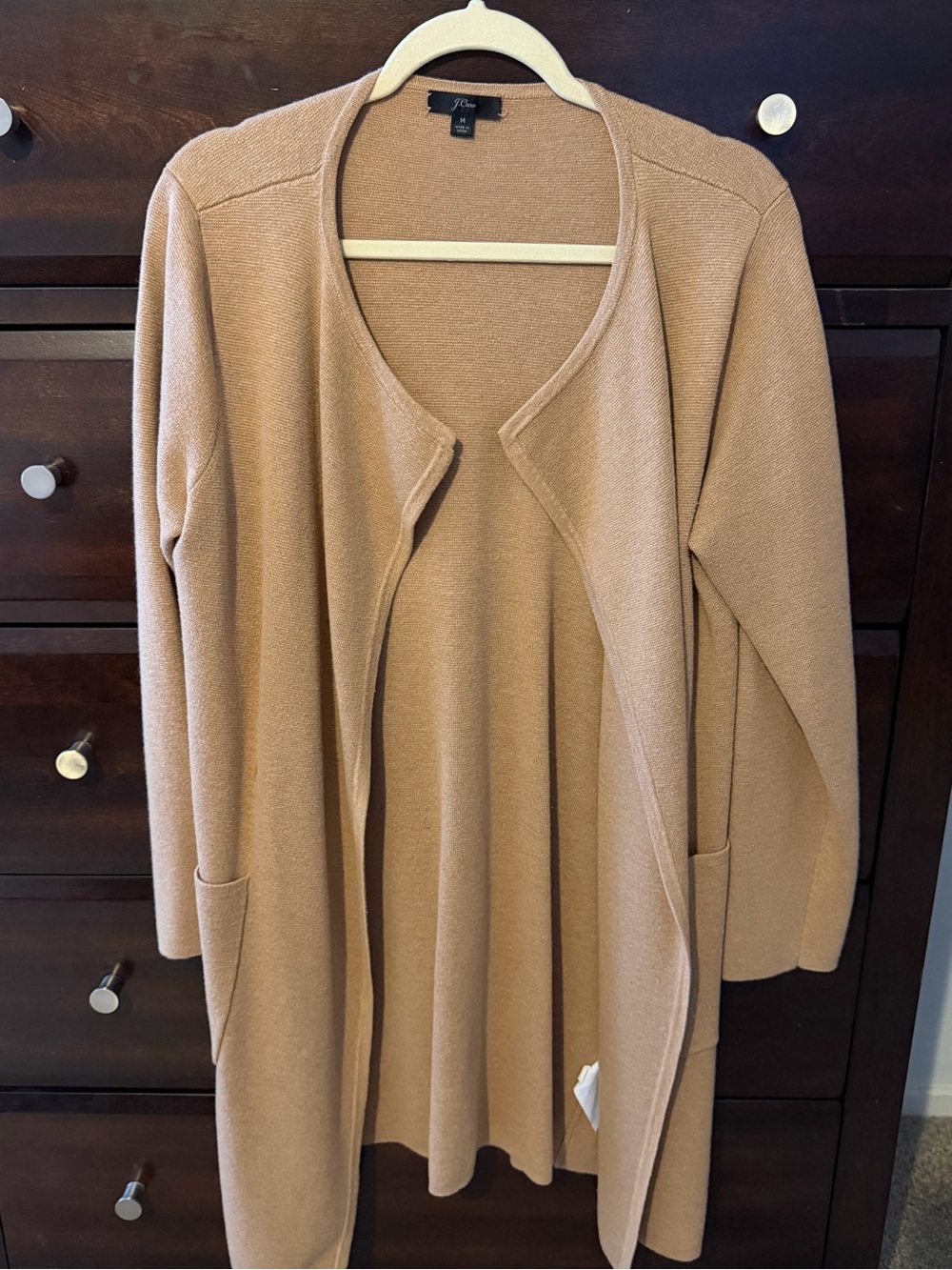 J. Crew Medium Knit Sweater in Camel